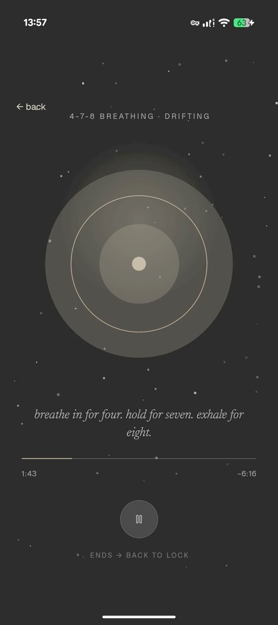 the 4-7-8 wind-down: breathe in for four, hold for seven, exhale for eight